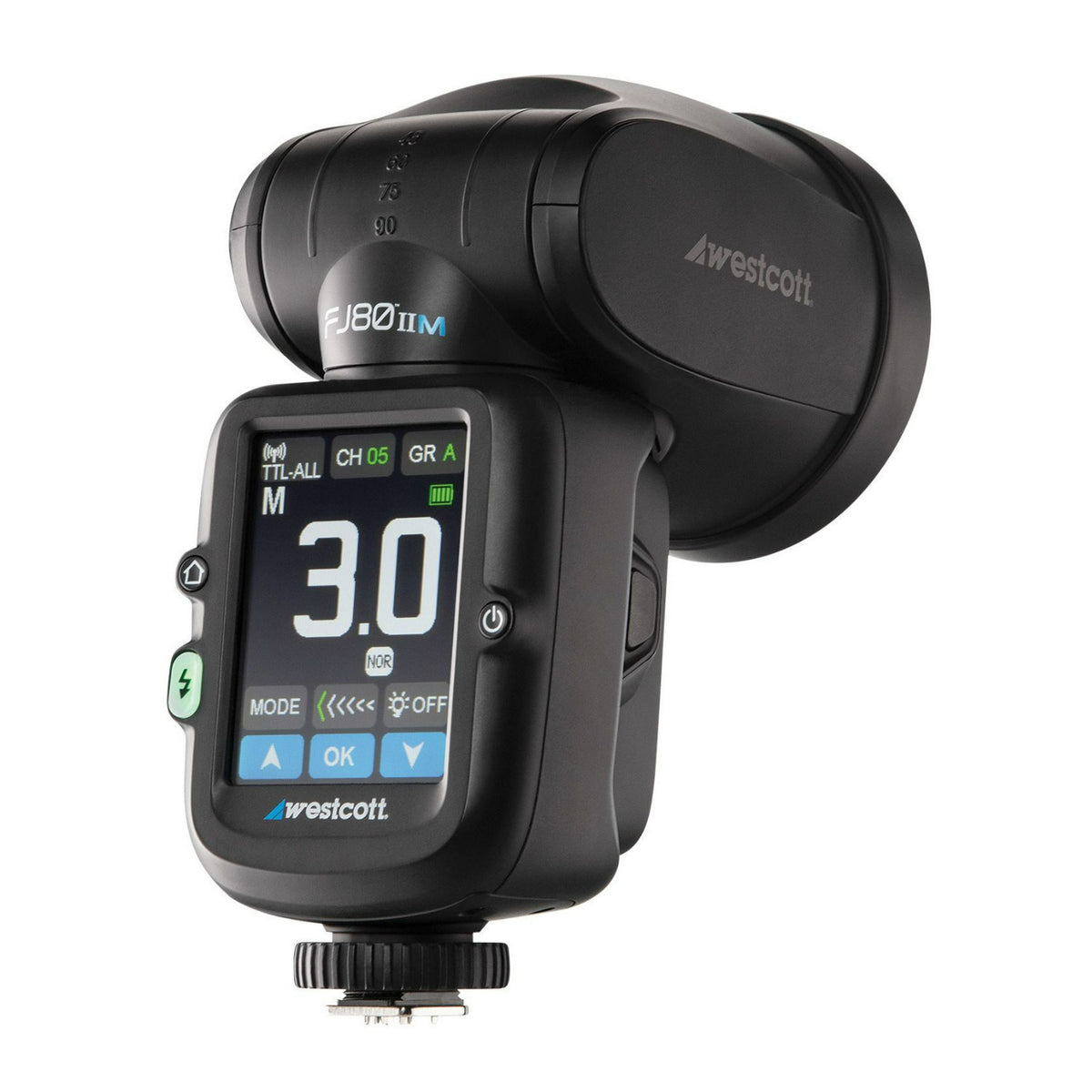 Westcott FJ80 II M Universal Touchscreen 80Ws Speedlight with Multi-Brand Mount with Handheld Mount
