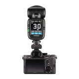 Westcott FJ80 II Universal Touchscreen Speedlight with Adapter for Sony w/ProGrip 2 Handheld Mount