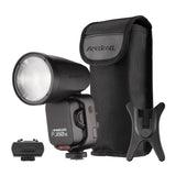 Westcott FJ80 II Universal Touchscreen Speedlight with Adapter for Sony w/ProGrip 2 Handheld Mount