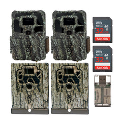 Browning Dark Ops Pro X Trail Camera w/Memory Card, Security Box Bundle (2-Pack)