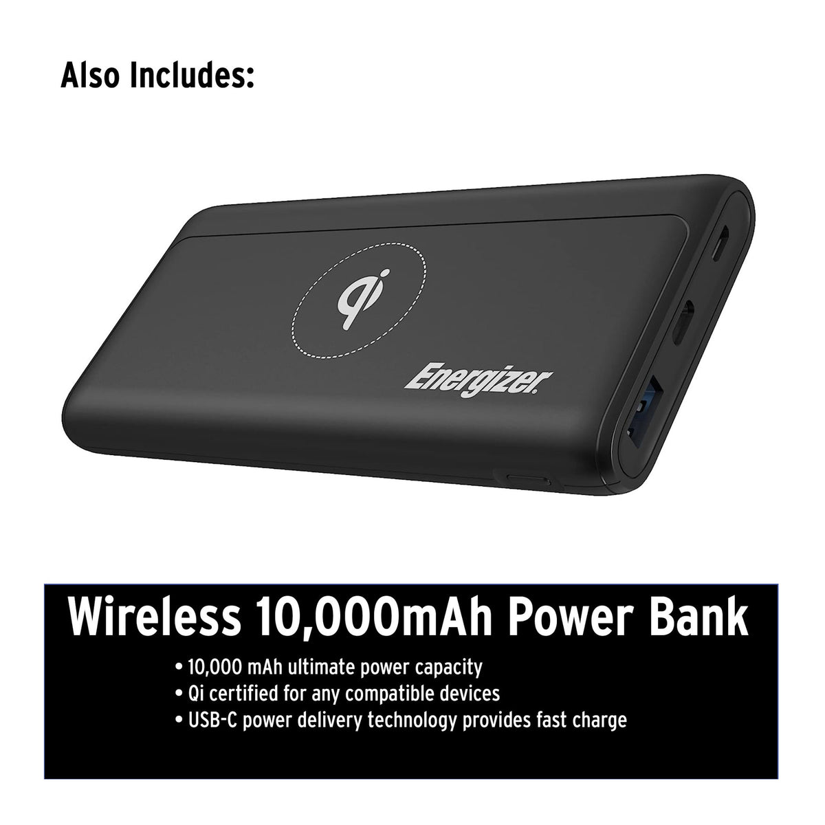 Sony WH-1000XM5 Wireless Noise Canceling Over-Ear Headphones (Black) with 10,000mAh Power Bank