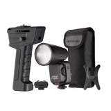 Westcott FJ80 II Universal Touchscreen Speedlight with Adapter for Sony w/ProGrip 2 Handheld Mount