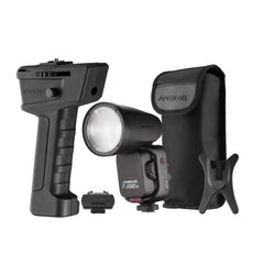 Westcott FJ80 II Universal Touchscreen Speedlight with Adapter for Sony w/ProGrip 2 Handheld Mount