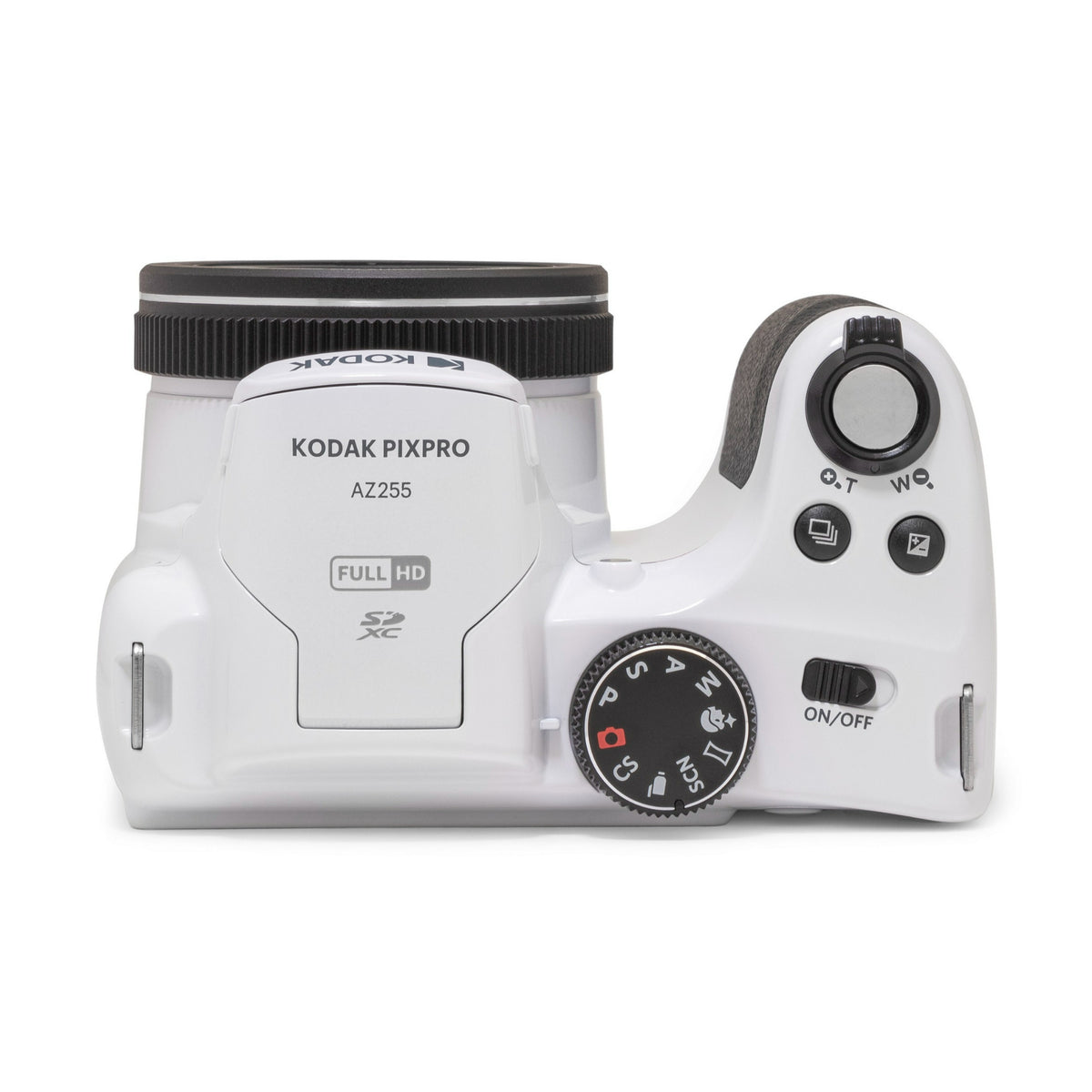 Kodak PIXPRO AZ255 Astro Zoom 16MP Digital Camera (White) with 32GB SD Card Bundle