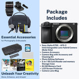 Sony Alpha 6700  APS-C Interchangeable Lens Hybrid Camera Body with Mug, SD Card and Essentials Kit