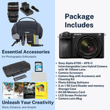 Sony Alpha 6700 APS-C Mirrorless Camera with 18-135mm lens with Mug, Photo Editing Software Bundle