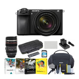 Sony Alpha 6700 APS-C Mirrorless Camera with 18-135mm lens with Mug, Photo Editing Software Bundle