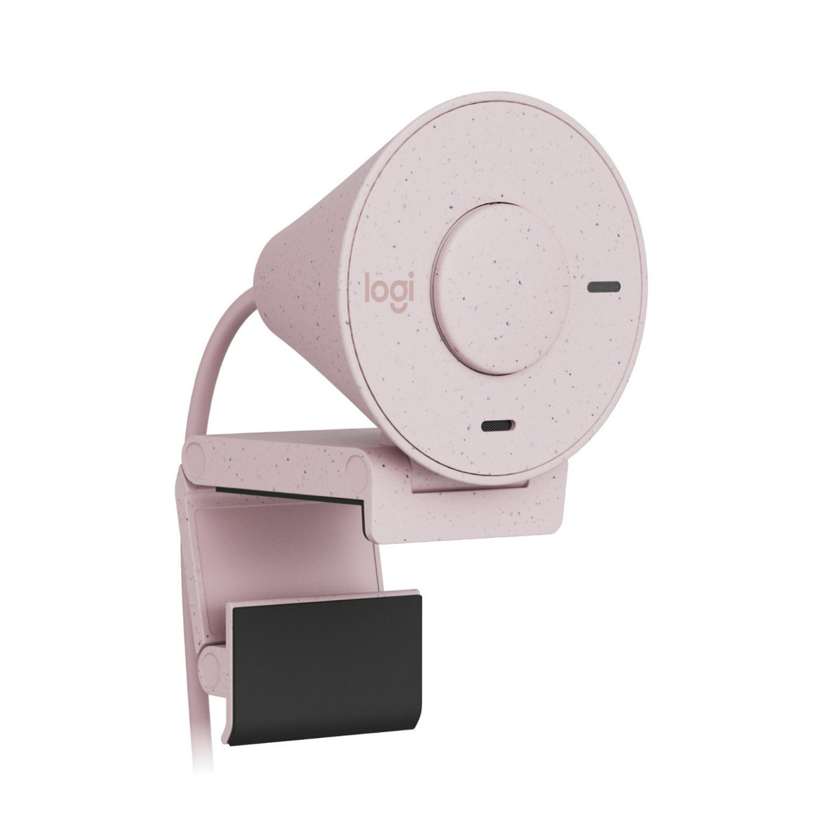 Logitech Brio 300 Rose - High-Definition Webcam with Desktop Anti-Slip Matt