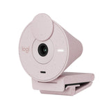 Logitech Brio 300 Rose - High-Definition Webcam with Desktop Anti-Slip Matt