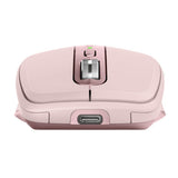 Logitech MX Anywhere 3 Compact Performance Mouse (Rose) with Desk Mat Bundle