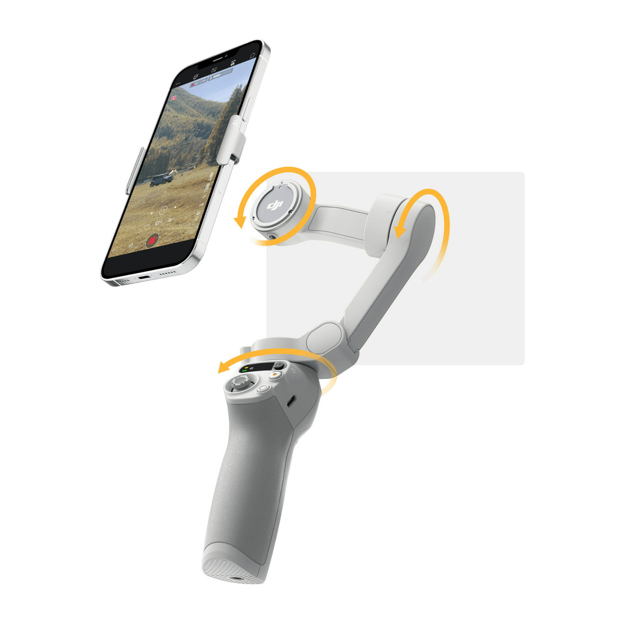 DJI Osmo Mobile SE Compact Foldable Magnetic Quick-Release Smartphone Gimbal with ActiveTrack 6.0