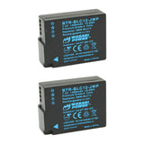 Wasabi Power Fully Decoded Leica BP-DC12 Battery (2-Pack) and Wall Charger