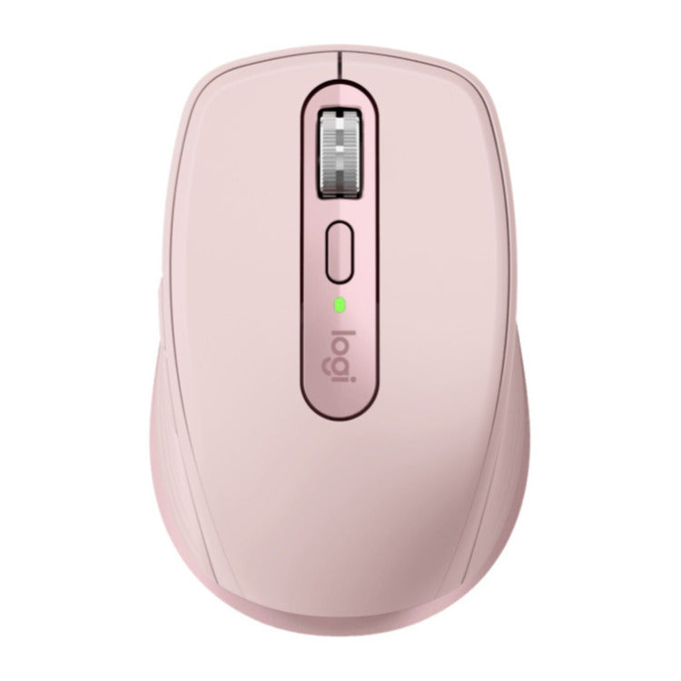 Logitech MX Anywhere 3 Compact Performance Mouse (Rose) with Desk Mat Bundle