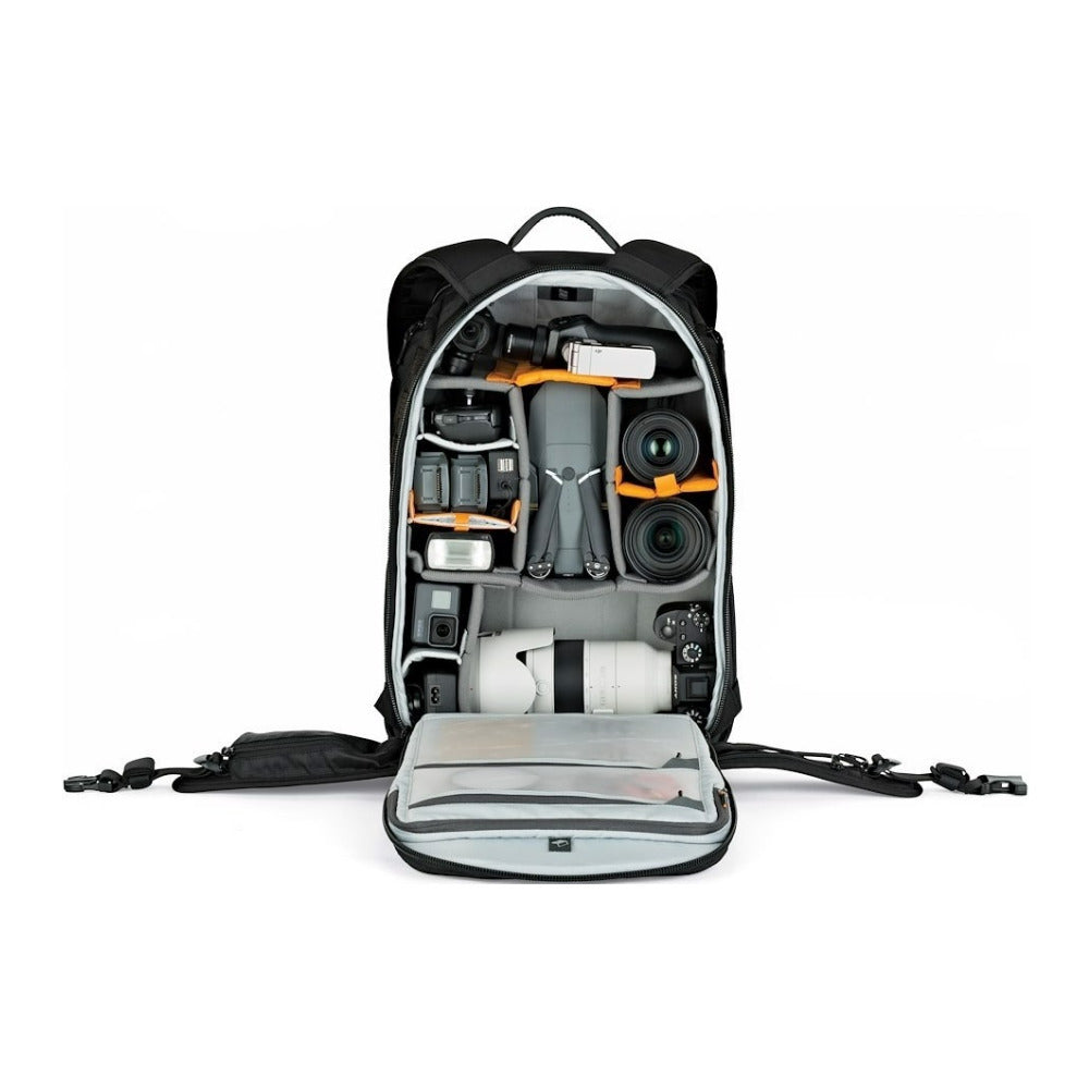 Lowepro ProTactic BP 450 AW 2 Pro 25L Comfortable Modular Backpack with All Weather Cover (Black)