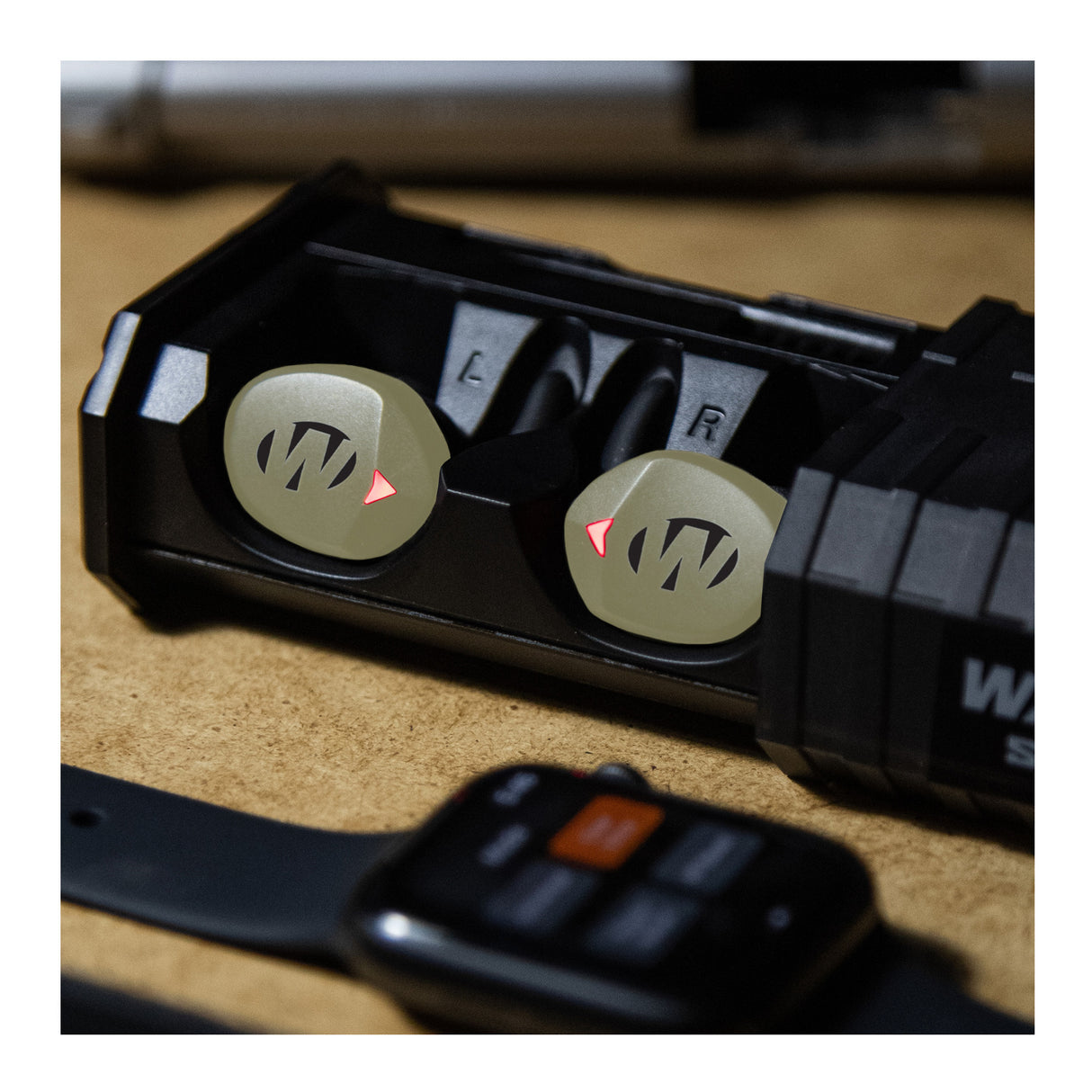 Walkers Silencer BT 2.0 Rechargeable Electronic Earbuds (OD Green) (2-Pack)