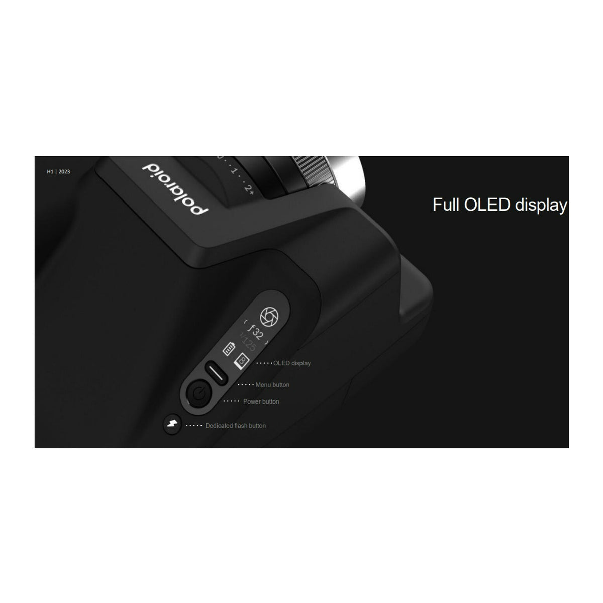 Polaroid I-2 Instant Analog Camera with Autofocus 3-Lens System and Built-In Manual Controls