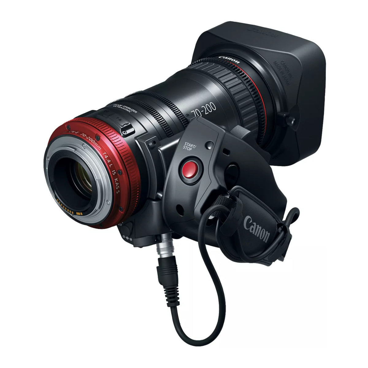 Canon Compact-Servo 70 to 200mm T4.4 EF Lens with 4K Optical Performance and 2.8x Zoom Magnification