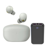 Sony WF-1000XM5 Truly Wireless Noise Canceling Earbuds (Silver) with Earbuds Accessory