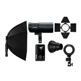 Profoto B10X Plus Off-Camera Flash with Clic Softobox Octa, Transmitter for Sony, and Accessory