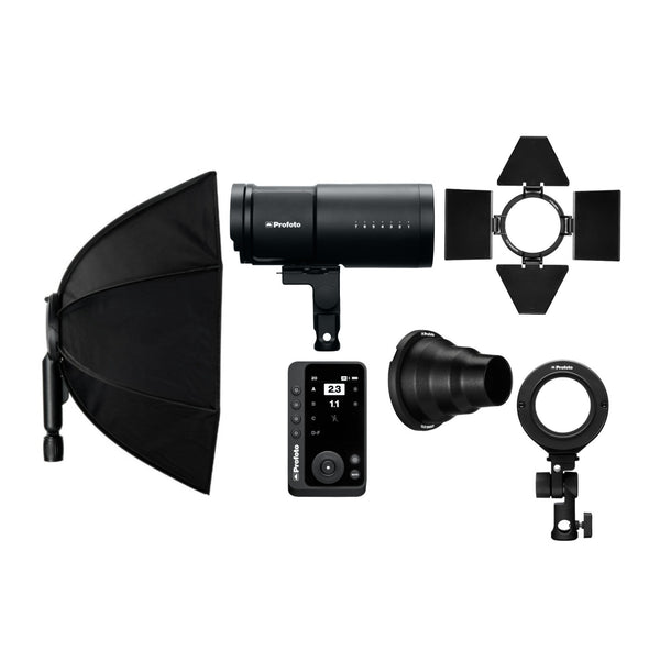 Profoto B10X Plus Off-Camera Flash with Clic Softobox Octa