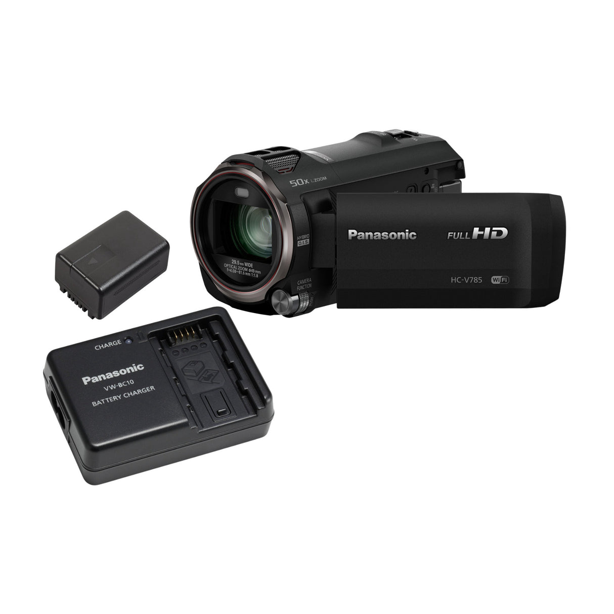 Panasonic  HC-V785K Full HD Video Camera Camcorder with Panasonic Battery