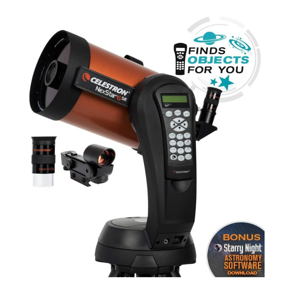 Celestron Nexstar 6SE SCT GoTo Telescope with Solar Filter for 6-Inch Schmidt-Cassegrain Telescopes