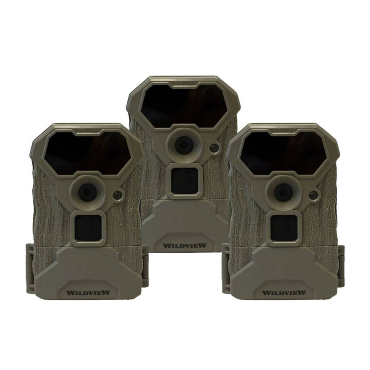 Stealth Cam Wildview 14MP 0.7-Second Trigger Speed Trail Camera (3-Pack, Gray)