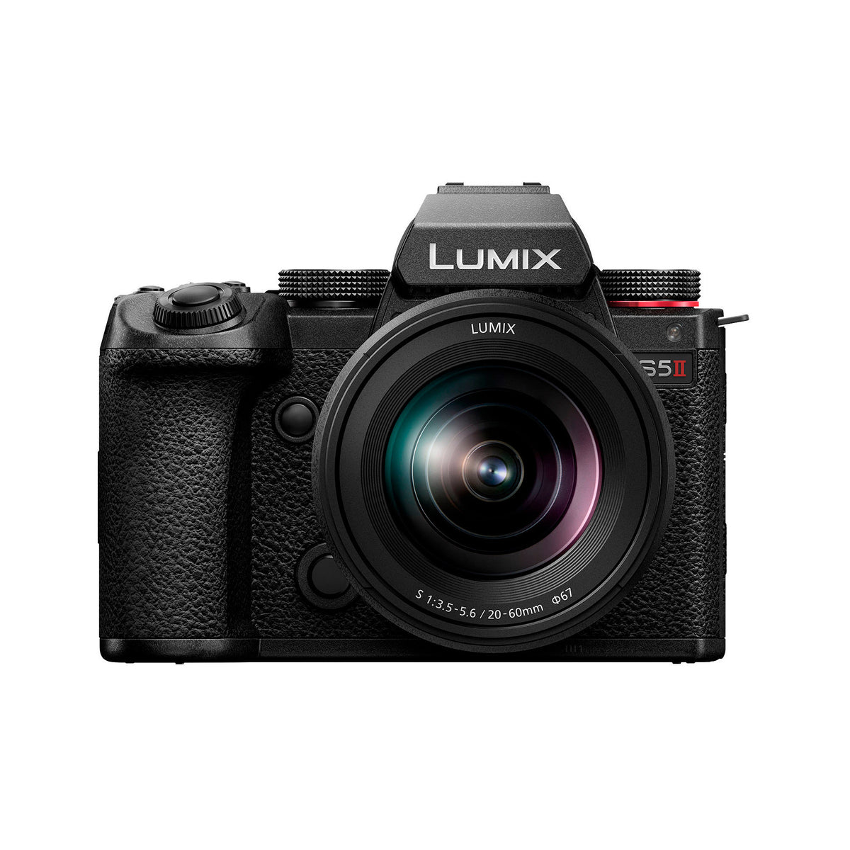 Panasonic LUMIX S5II Hybrid 24.2MP FF Mirrorless Camera with 20- 60mm Lens with 50mm Lens Bundle