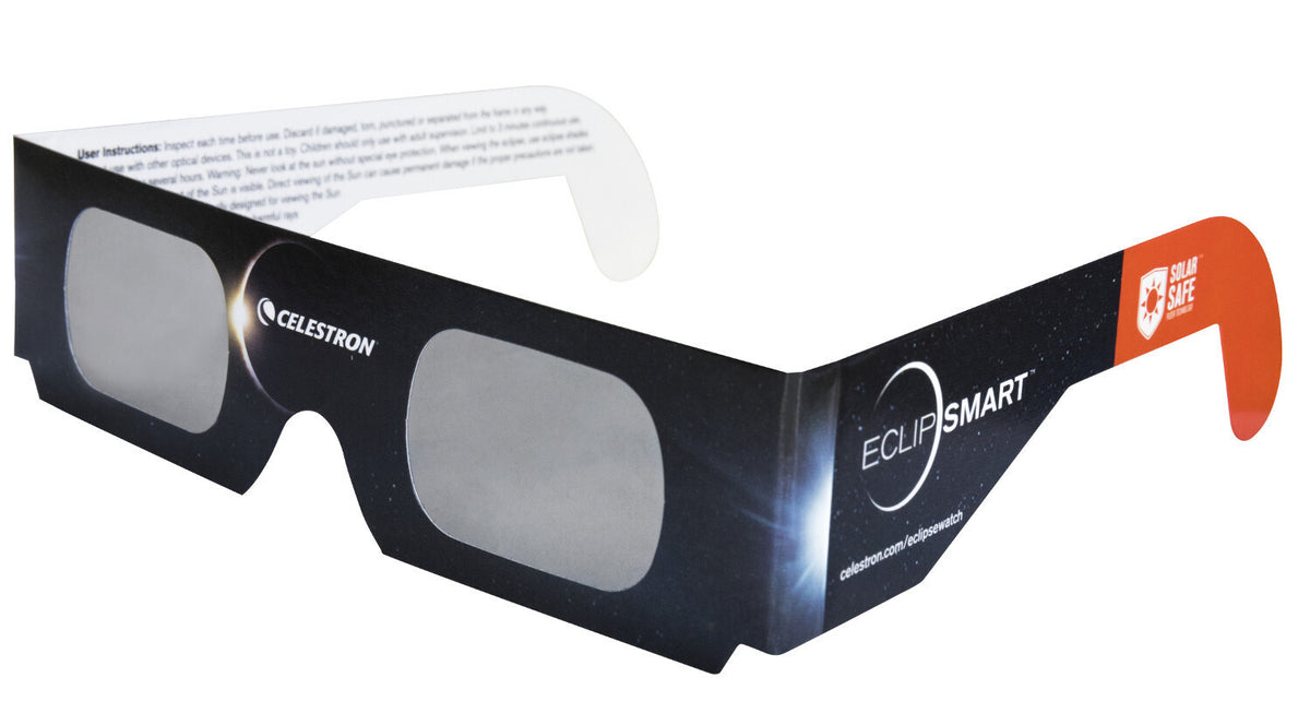 Celestron EclipSmart Safe Filter Eclipse Glasses ISO 12312-2:2015 (E) (10-Pack)
