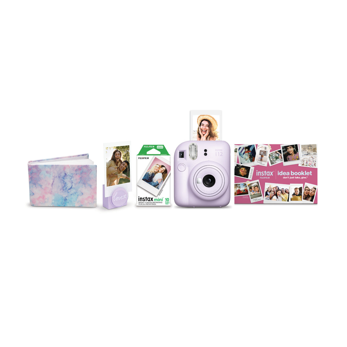 Fujifilm Instax Mini 12 Easy-To-Use Instant Camera with Flash and Close-Up Mode (Lilac Purple)