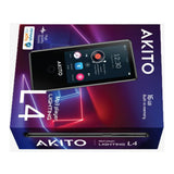 AKITO L4 16GB Kosher MP3 Player with Built-in Speaker, Recorder, Bluetooth, and Touch Screen (Black)