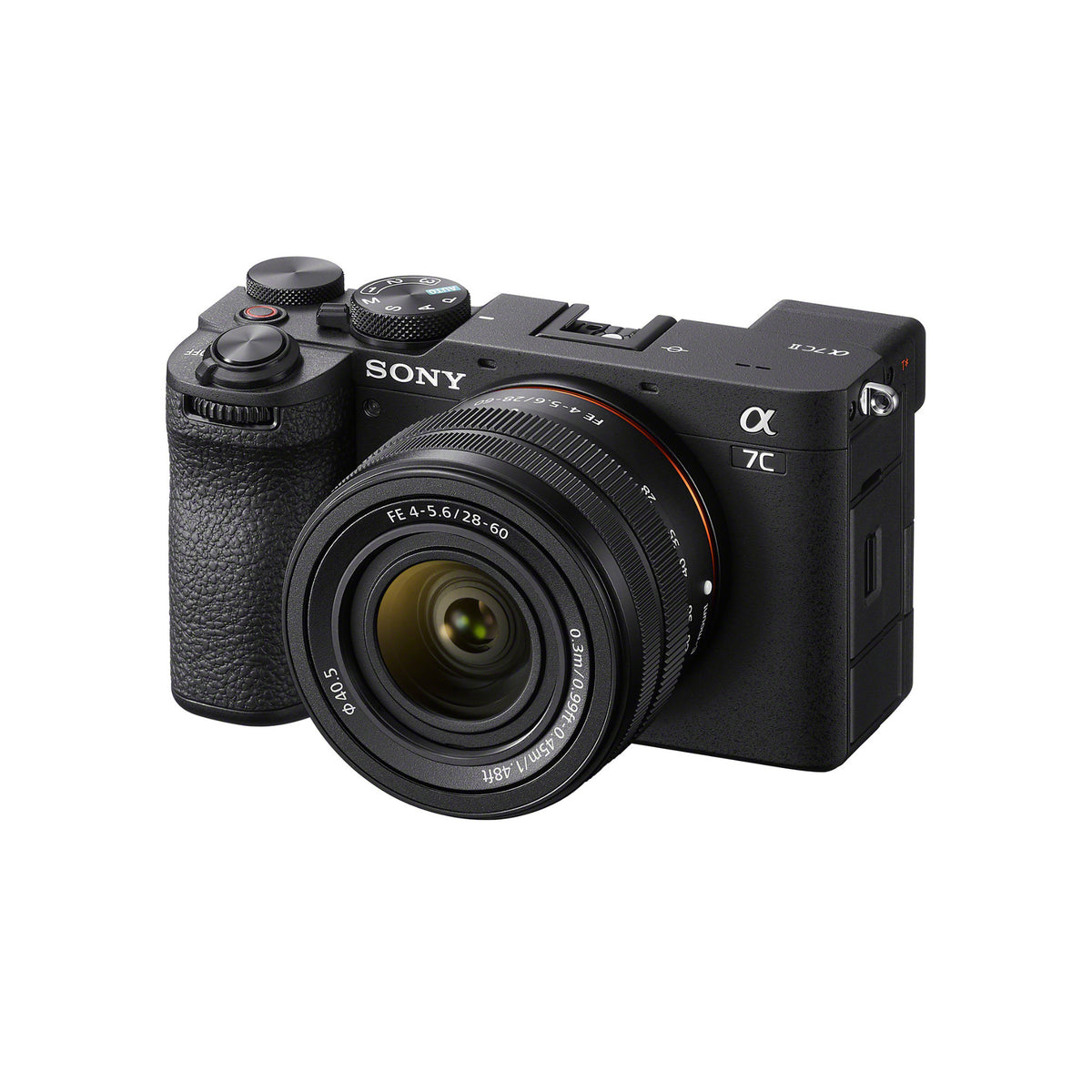 Sony Alpha 7C II Full-frame Interchangeable Lens Hybrid Camera Body with 28-60mm Lens (Black)