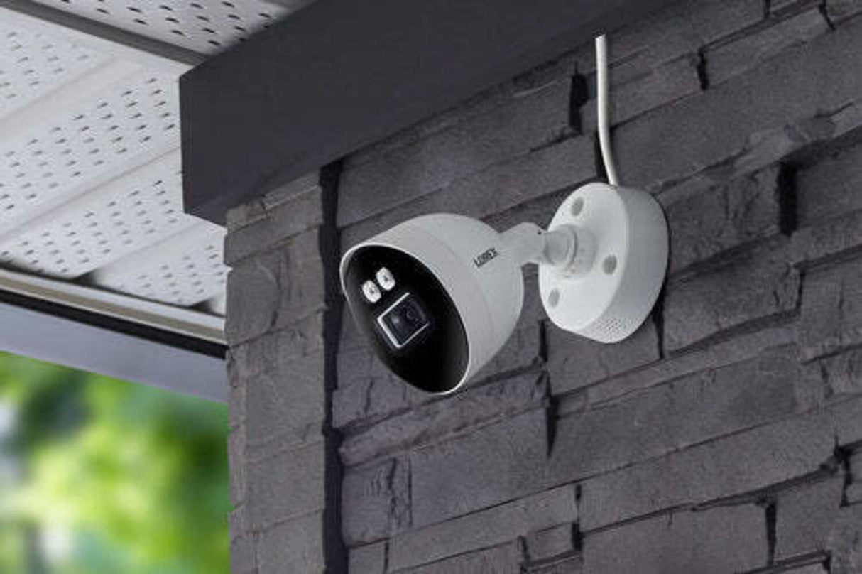 Lorex 4K 20 Camera Capable 16 Wired and 4 Fusion Wi-Fi 2TB Wired DVR System with 8 Cameras