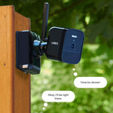 Lorex 4K Spotlight Outdoor Battery Security Camera with Color Night Vision (Add-On, Black)