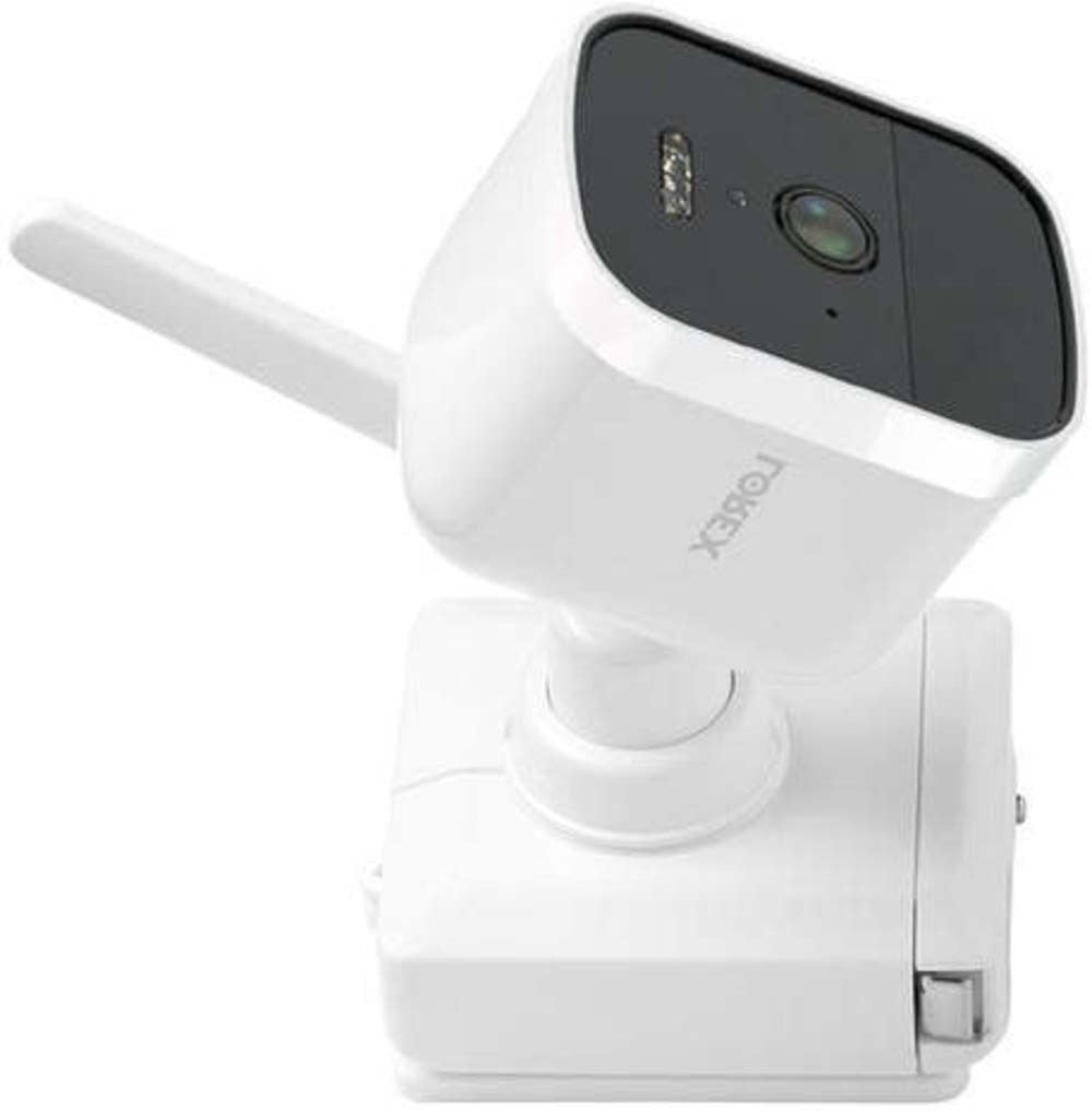 Lorex 4K Spotlight Outdoor Battery Security Camera with Color Night Vision (Add-On, White)
