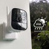 Lorex 4K Spotlight Outdoor Battery Security Camera with Color Night Vision (Add-On, White)