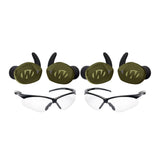 Walkers Silencer BT 2.0 Rechargeable Electronic Earbuds (Green) Bundle (2-Pack)