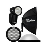 Profoto A10 AirTTL-C Studio Light for Sony with Clic Dome, Clic Grid 20°, Clic Softbox 2' Octa