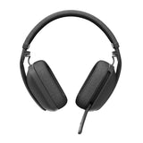 Logitech Zone Vibe 100 Lightweight, Wireless, Noise Canceling Over-Ear Headphones (Graphite) Bundle
