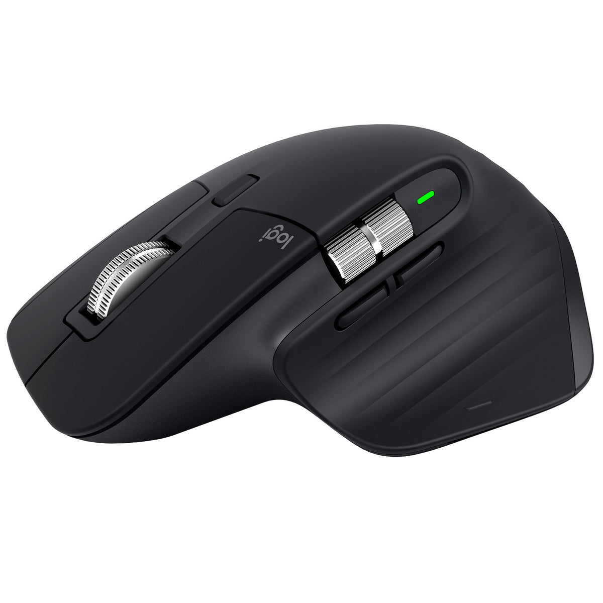 Logitech MX Master 3S Ergonomic Wireless Mouse (Black) - Multi-Device Connectivity Bundle