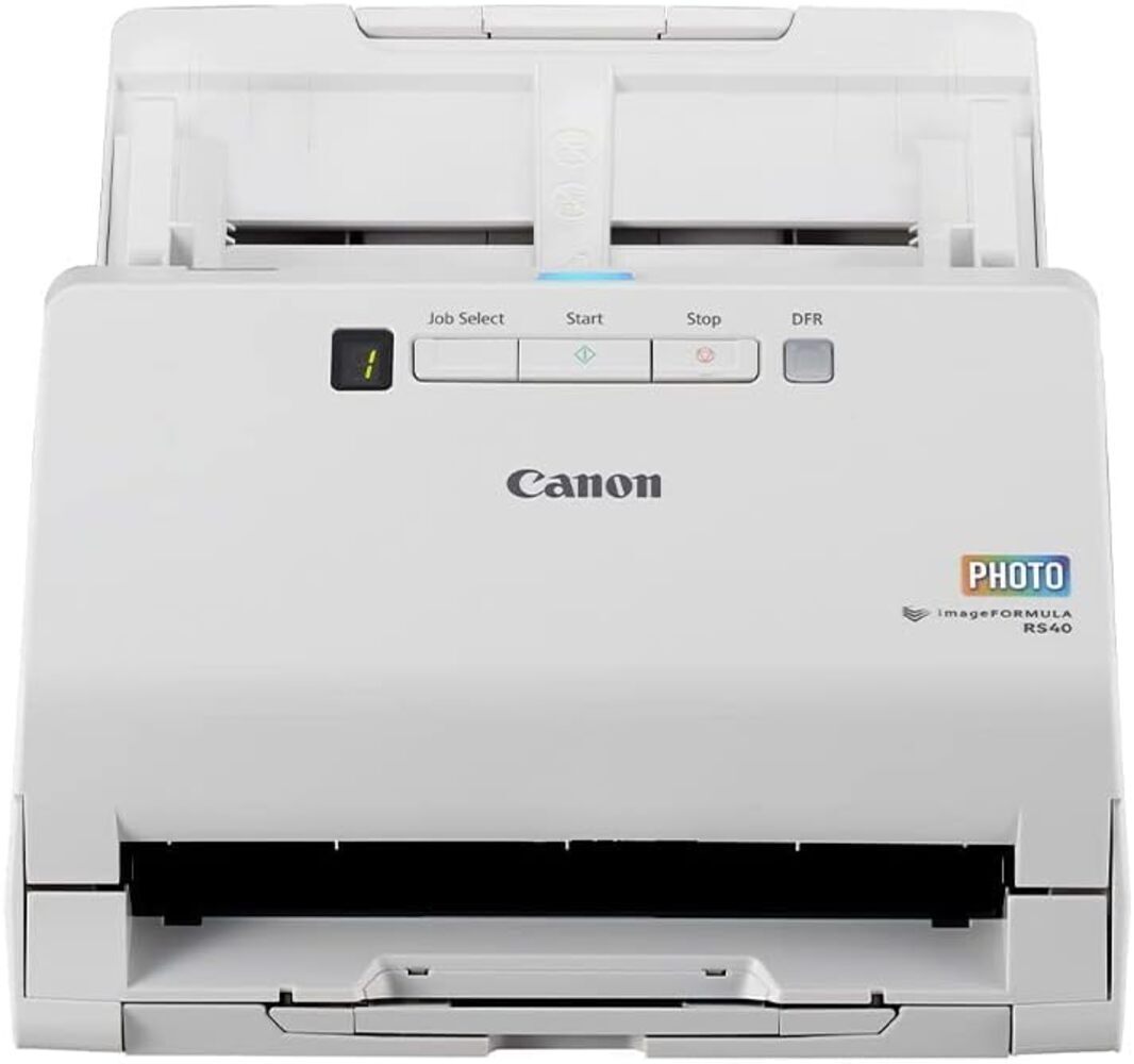 Canon ImageFORMULA RS40 Automatic Feeder 1200 Dpi Double-Feed Detection Photo and Document Scanner