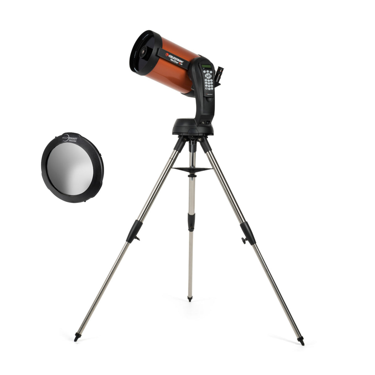 Celestron NexStar 8SE SCT GoTo Telescope with EclipSmart 8 inch Solar Filter (SCT and EdgeHD)
