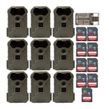 Stealth Cam Wildview 14MP Trail Camera with 32GB Memory Card Bundle (9-Pack)