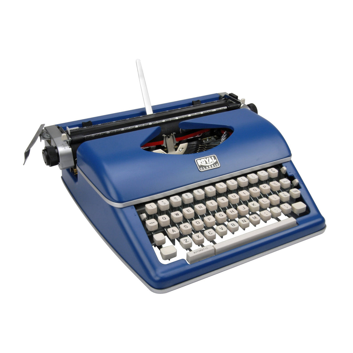 Royal Consumer Retro Manual Typewriter - Vintage Classic Blue Design Bundle
