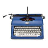 Royal Consumer Retro Manual Typewriter - Vintage Classic Blue Design Bundle