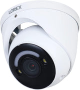 Lorex 4K Smart Security Lighting Deterrence Dome AI PoE IP Wired Camera with CNV (White)