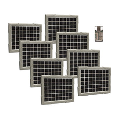 Cuddeback Solar Power Bank - High-Capacity Charger with Card Reader (8-Pack)