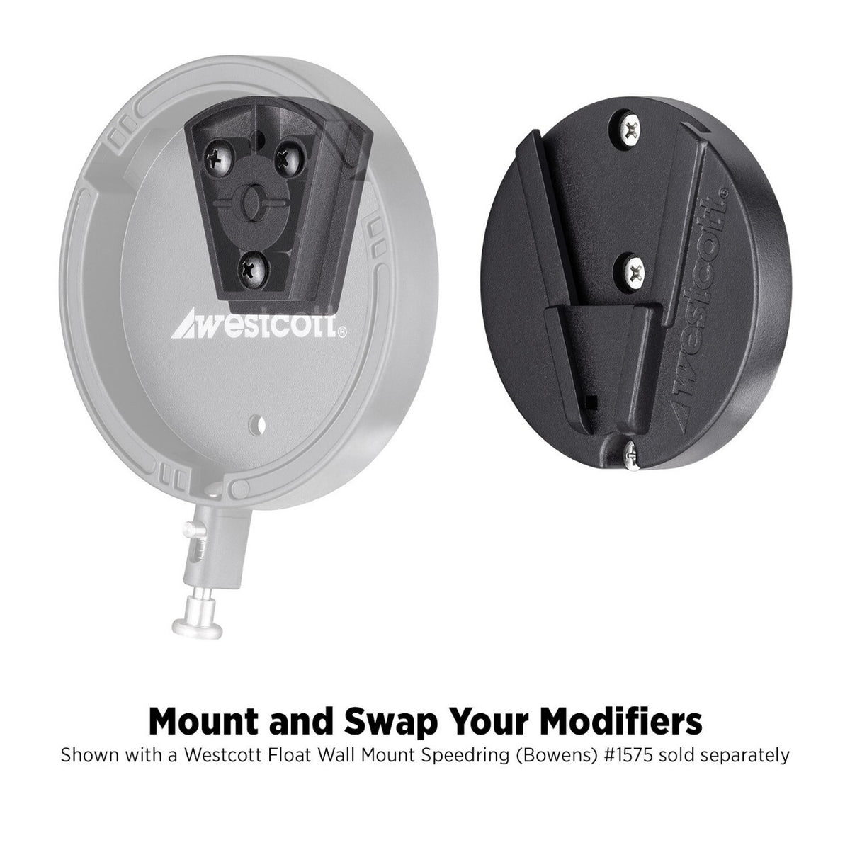 Westcott Float Wall Mount Base and Adapter Kit from Lindsay Adler Collection with Mounting Hardware