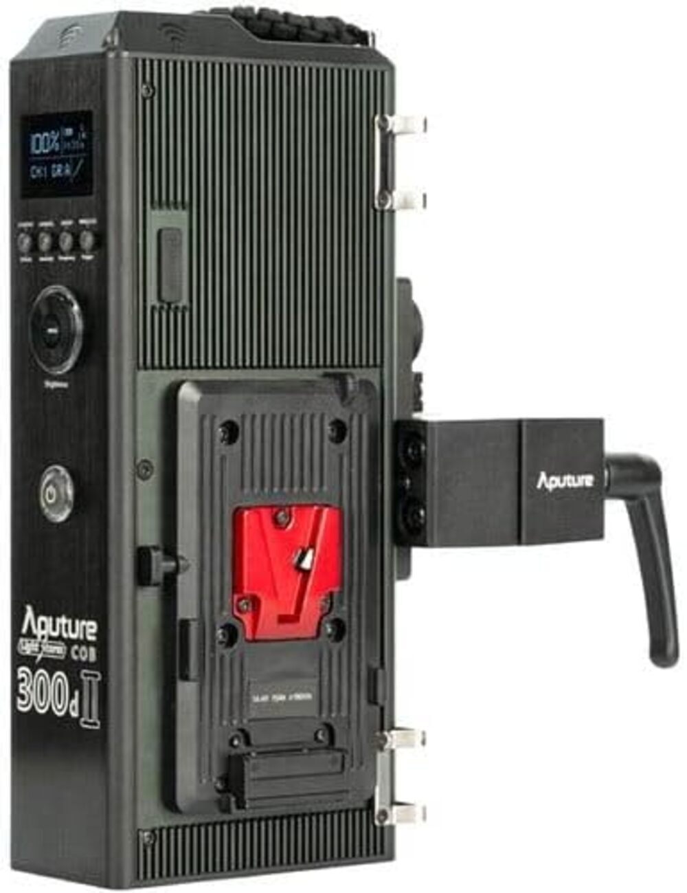 Aputure Light Storm C300d Mark II 300W 96+ CRI LED Light Kit with V-Mount Battery Plate