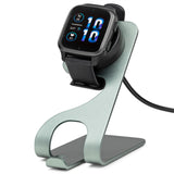 Garmin Venu 3S Smartwatch (Soft Gold/Dust Rose) with Charging Stand and Port Plugs